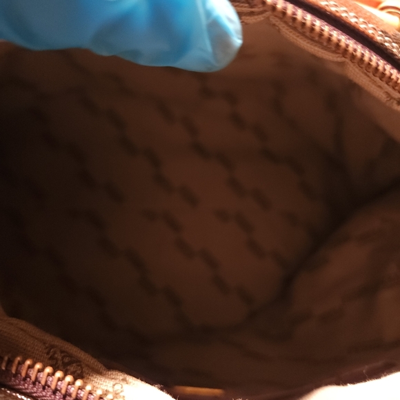 Gianfranco Ferre Handbag Satchel Lock & Key - Picture 14 of 15